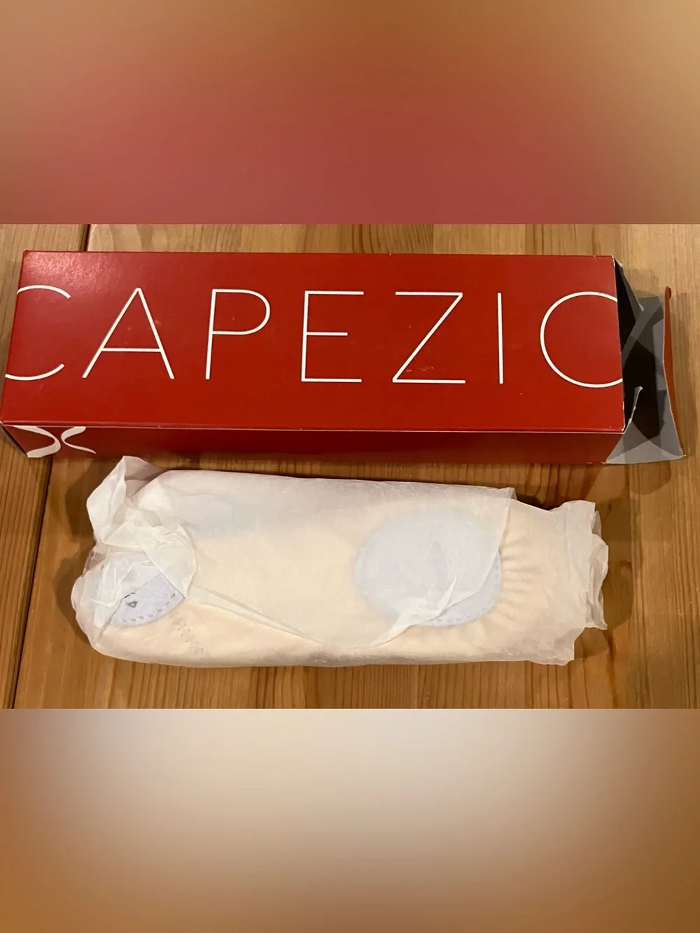 NEW Capezio Juliet 2 2027 LPK Cream Ballet Shoes Size 4.5M